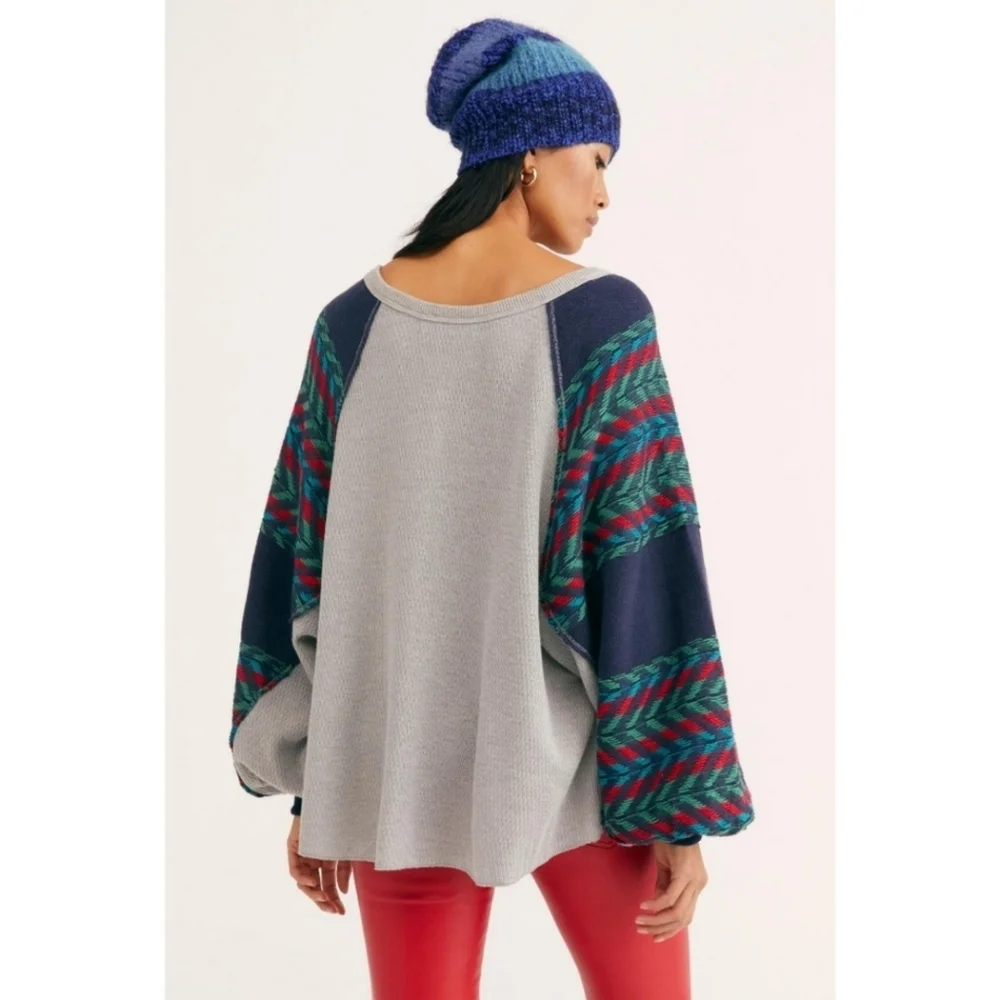 We The Free | Rainbow Dreams Oversized Swit Southwestern Sea Combo Nwt_2